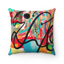 Load image into Gallery viewer, &quot;SIGN HERE&quot;-  Spun Polyester Square Pillow